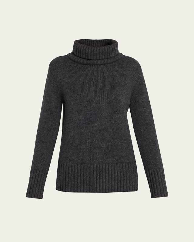 Oversized Turtleneck Cashmere Sweater